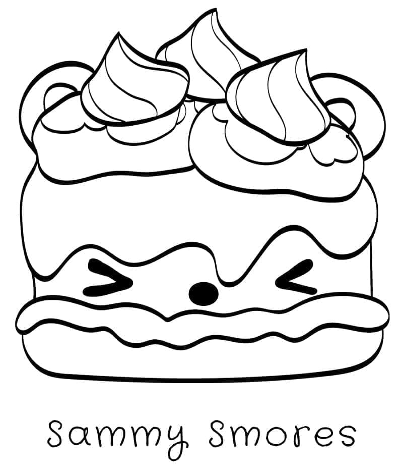 Målarbild Sammy Smores från Num Noms