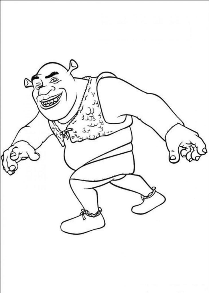 Målarbild Shrek för Barn