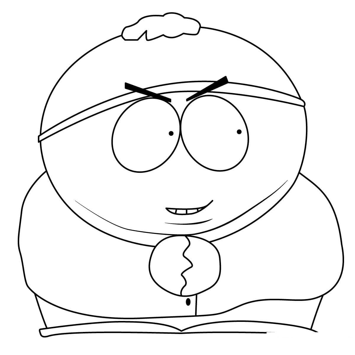 Målarbild Eric Cartman från South Park