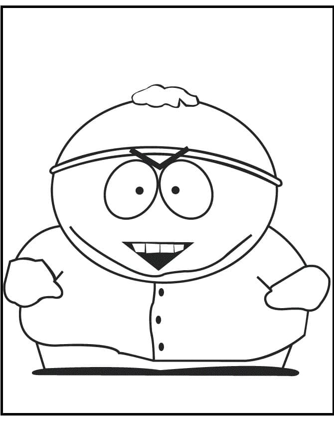 Målarbild Eric Cartman