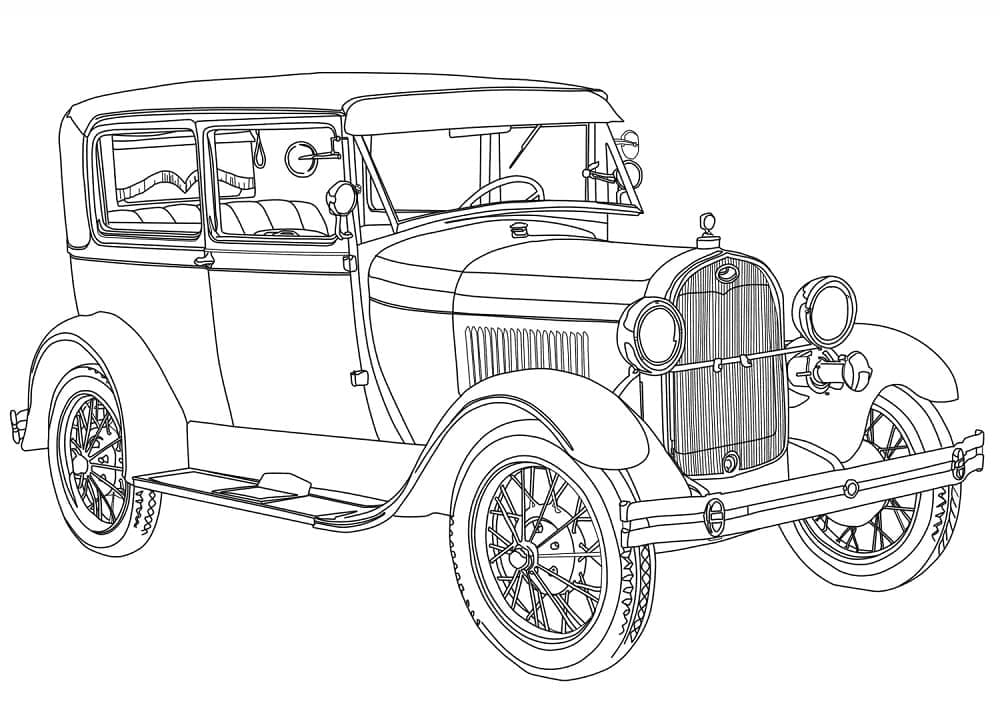 Målarbild Ford Model A