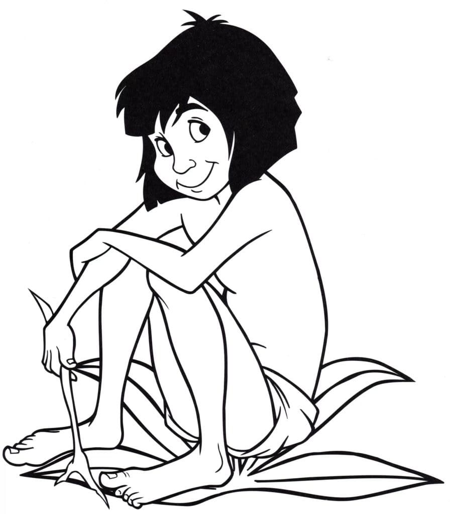 Målarbild Mowgli
