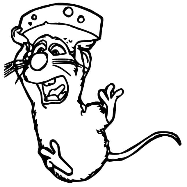 Målarbild Råttatouille Remy