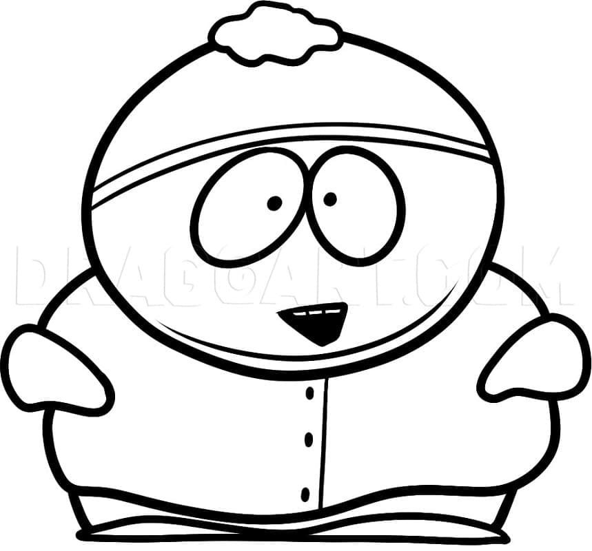 Målarbild Rolig Eric Cartman