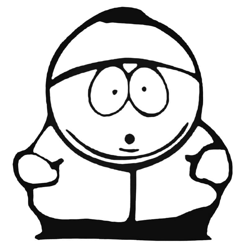 Målarbild South Park Eric Cartman