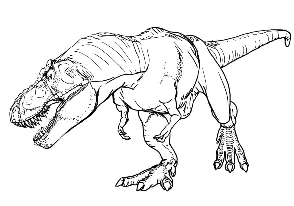 Målarbilder T-Rex