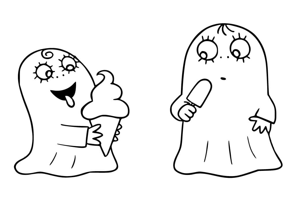 Målarbild Lilla Spöket Laban för Barn