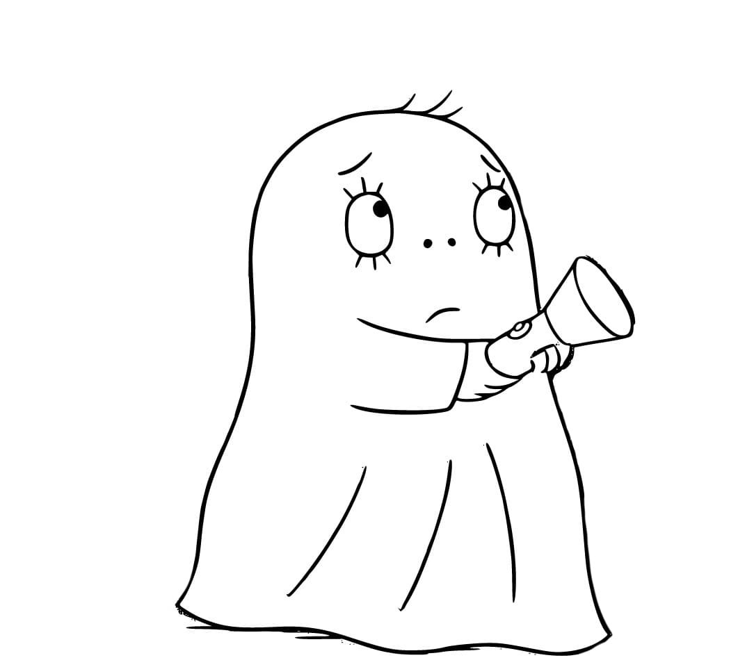 Målarbild Spöket Laban för Barn