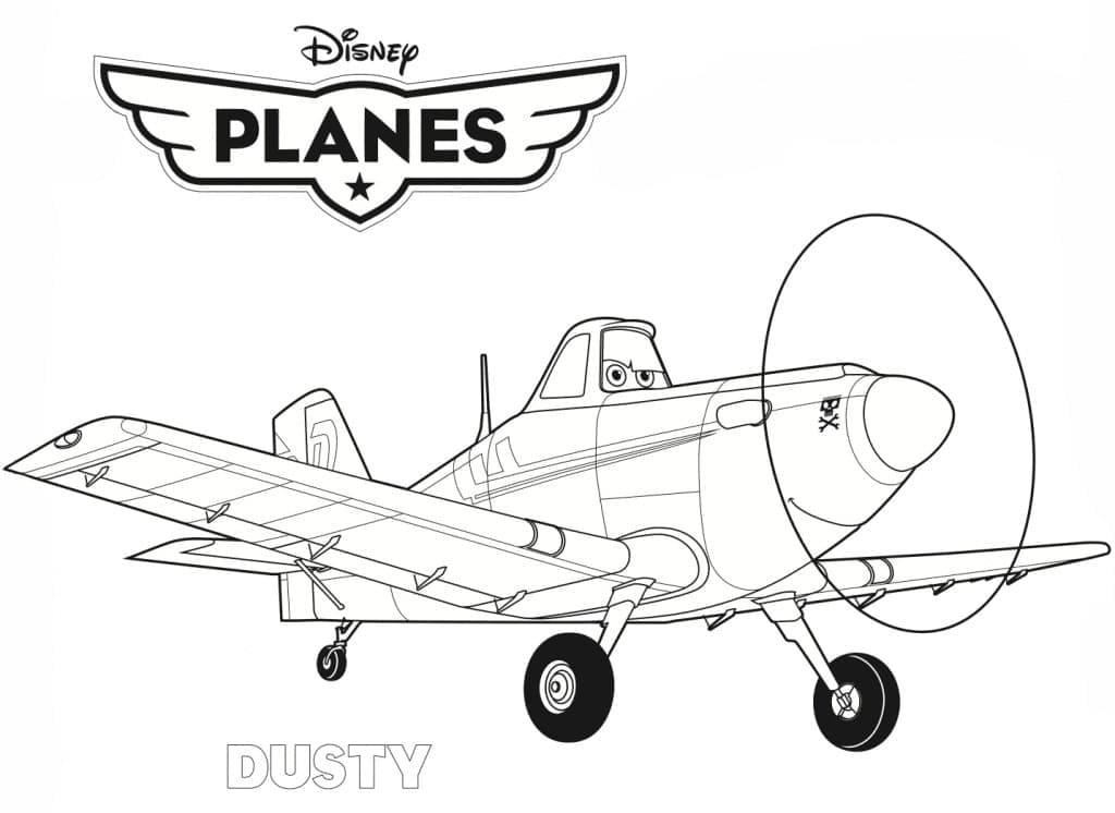 Målarbild Dusty Spridenfält Disney Flygplan