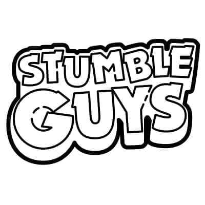 Målarbild Stumble Guys Logotyp