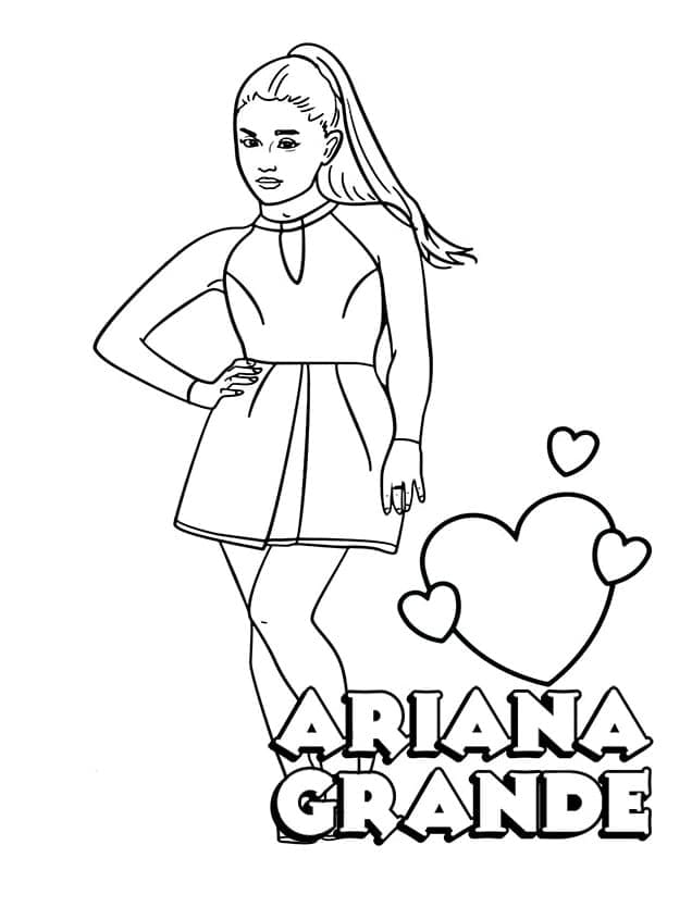 Målarbild Ariana Grande 2
