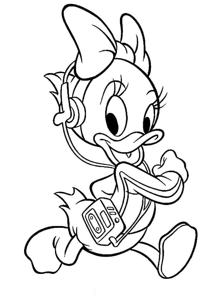 Målarbild Anki Anka Disney Ducktales