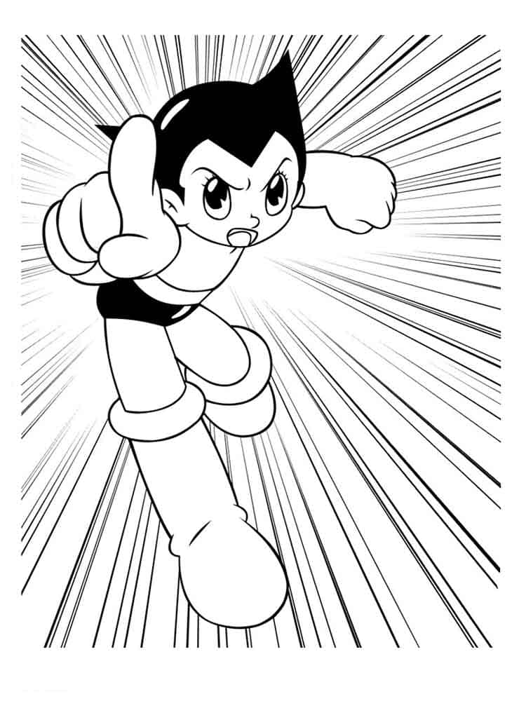 Målarbild Astro Boy 1