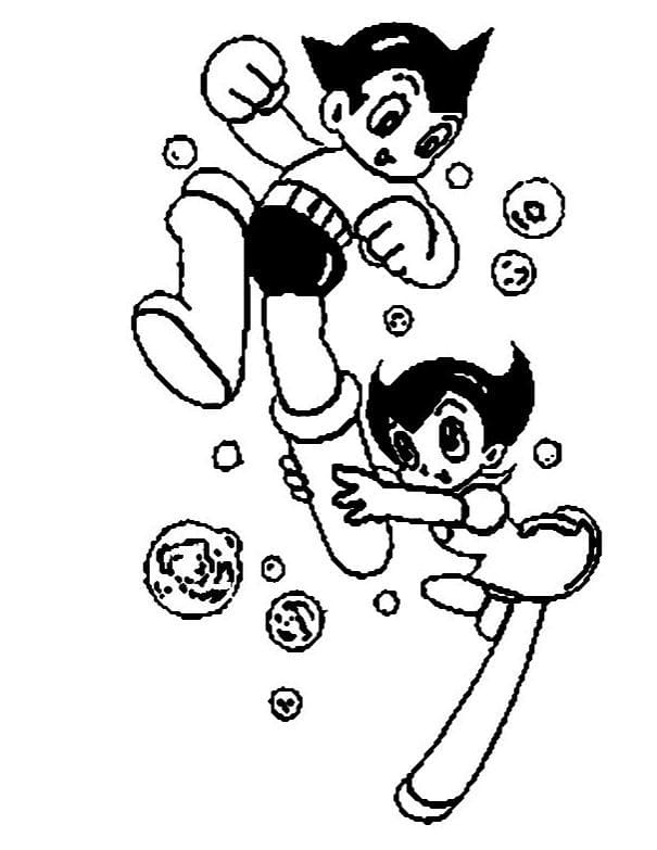 Målarbild Astro Boy 2