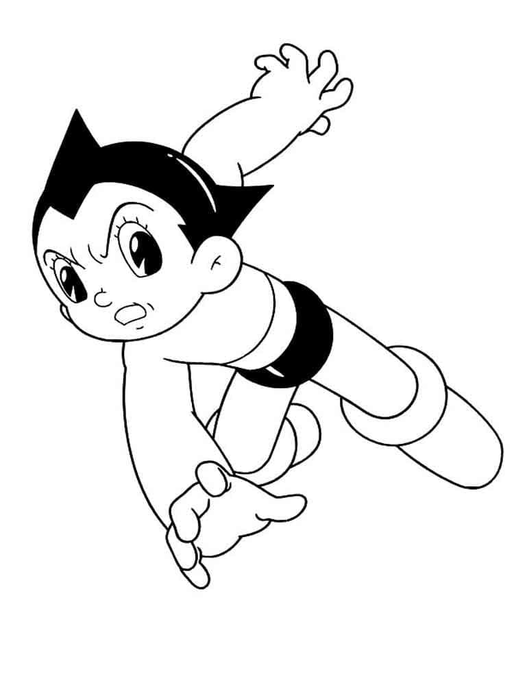 Målarbild Astro Boy för Barn