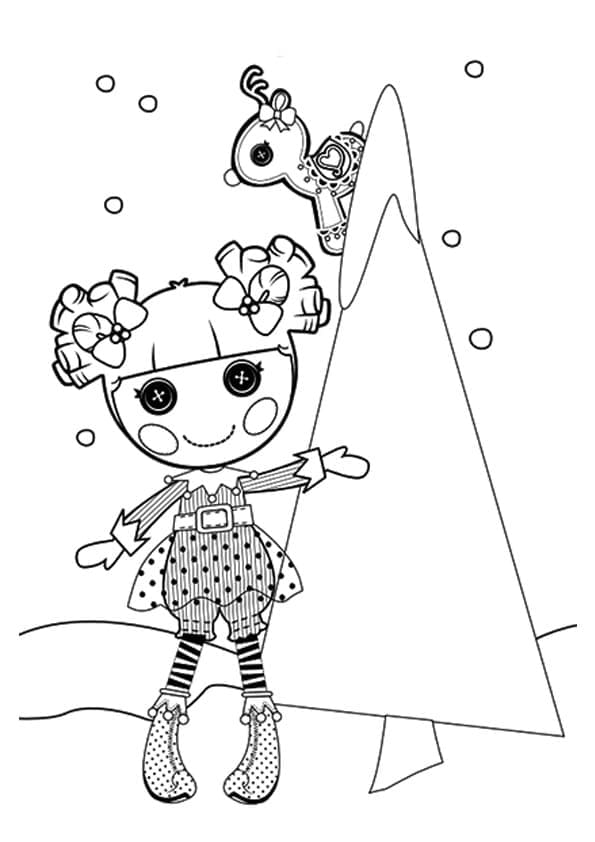 Målarbild Glad Lalaloopsy