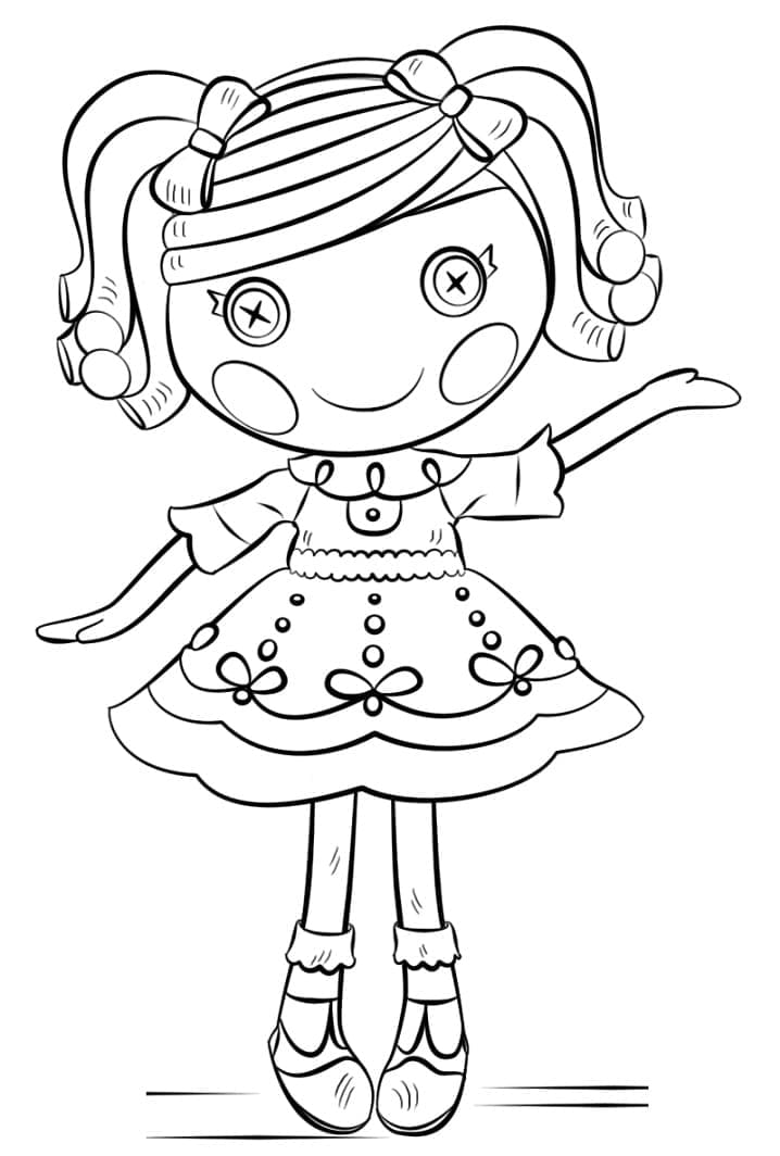 Målarbild Lalaloopsy 1