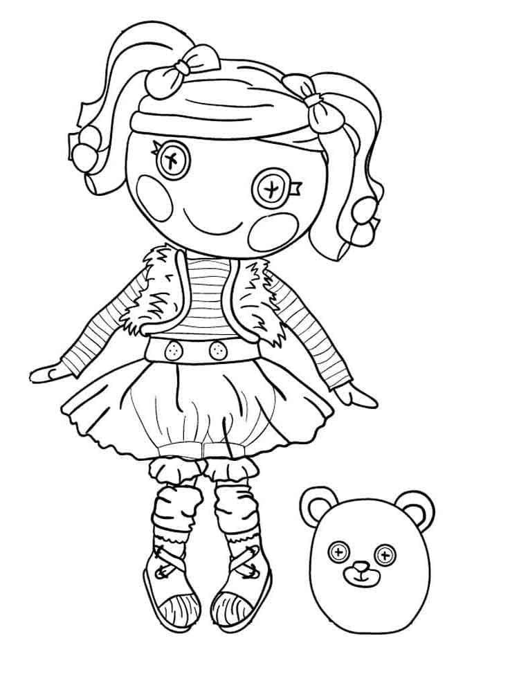 Målarbild Lalaloopsy Docka