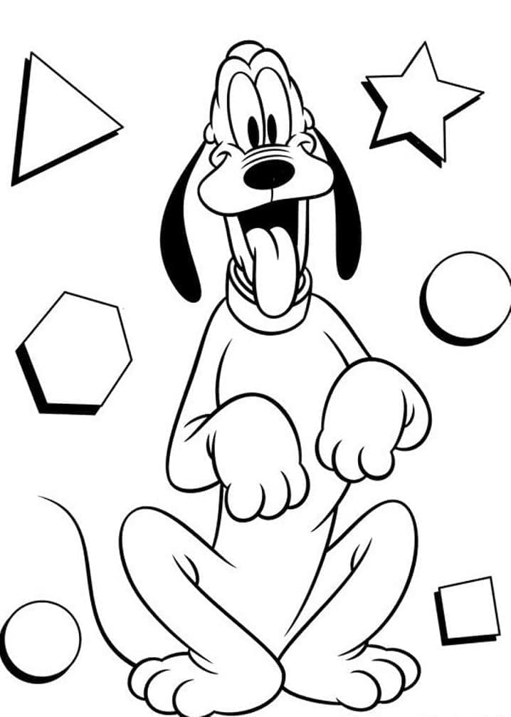 Målarbild Vänlig Pluto