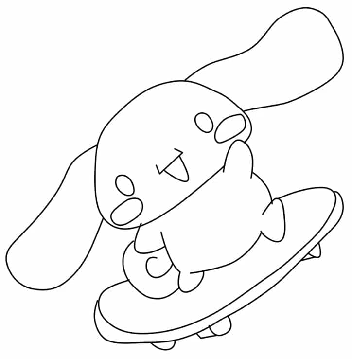 Målarbild Bedårande Cinnamoroll