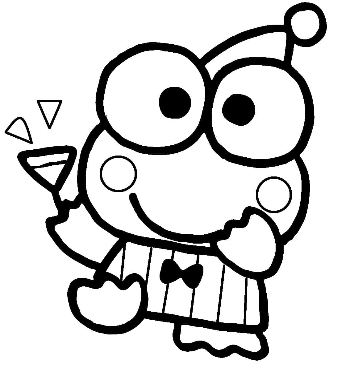 Målarbild Sanrio Keroppi