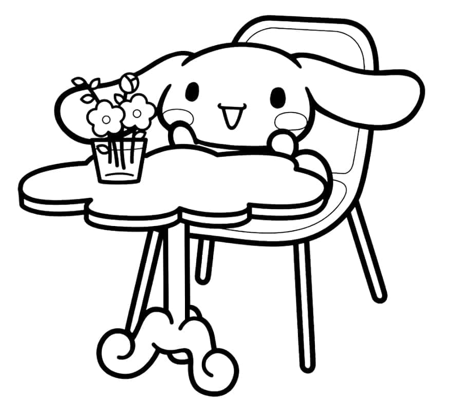 Målarbild Vacker Cinnamoroll