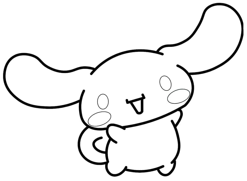 Målarbild Vänlig Cinnamoroll