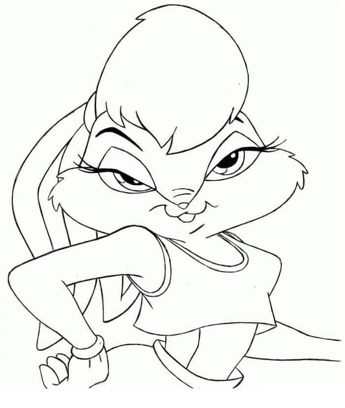 Målarbild Härlig Lola Bunny