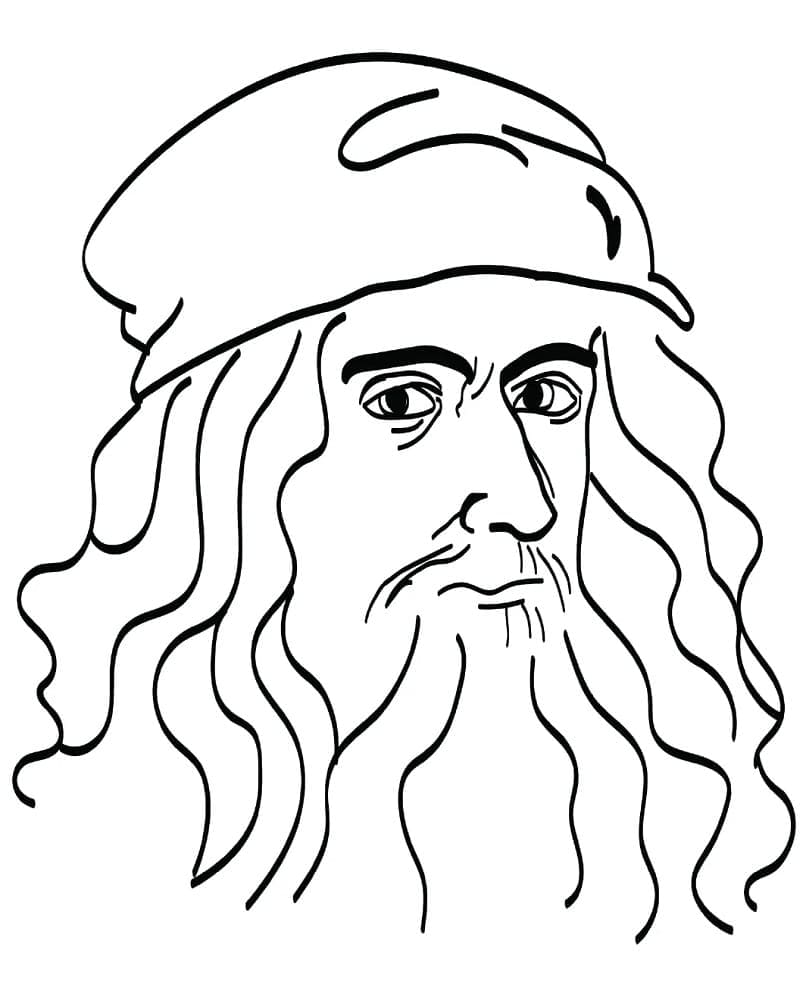 Målarbild Leonardo Da Vinci