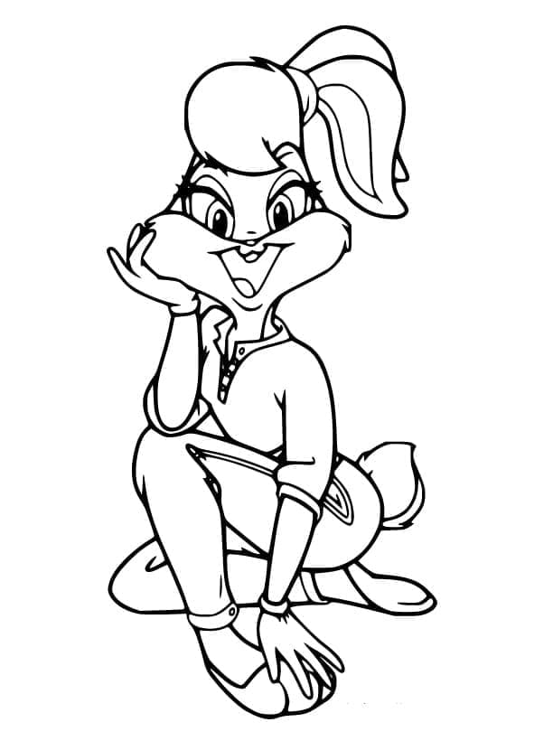 Målarbild Lola Bunny Looney Tunes