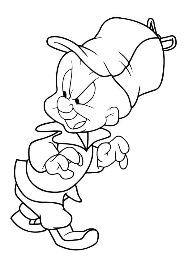 Målarbild Looney Tunes Elmer Fudd