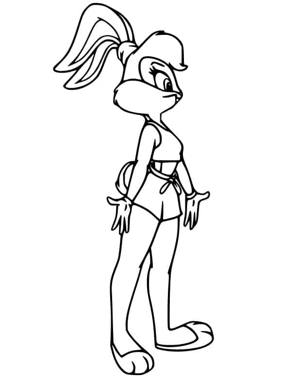 Målarbild Looney Tunes Lola Bunny