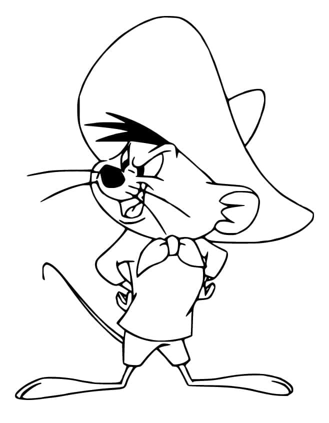 Målarbild Speedy Gonzales Looney Tunes