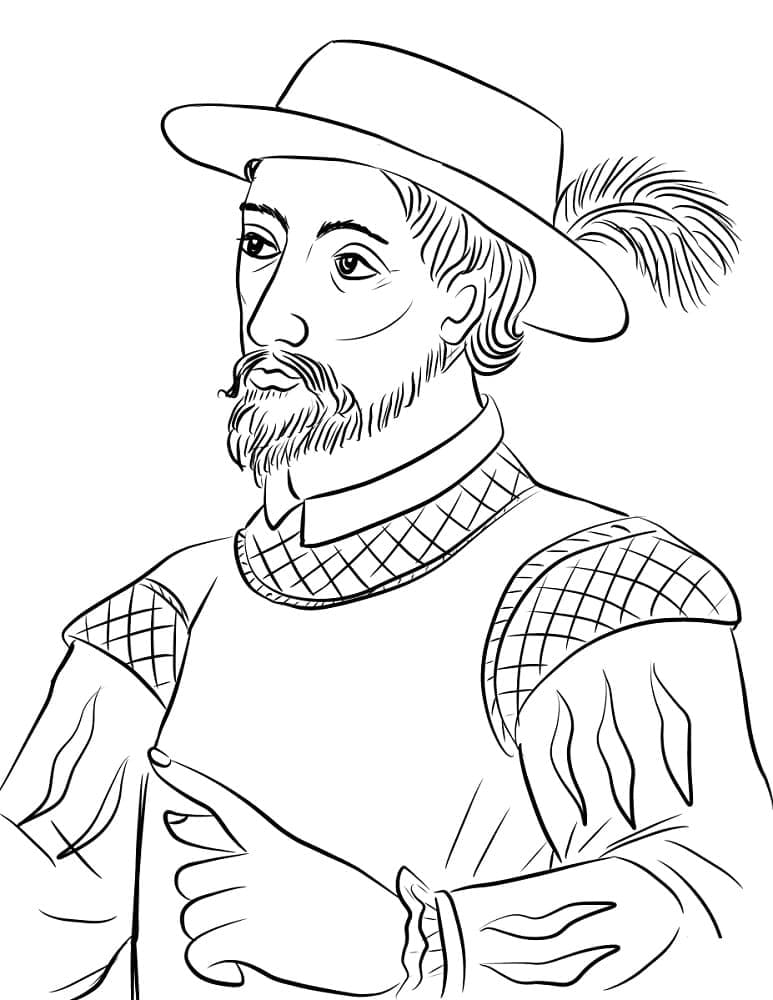 Målarbild Juan Ponce de León