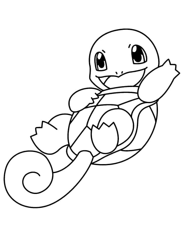 Målarbild Squirtle från Pokemon