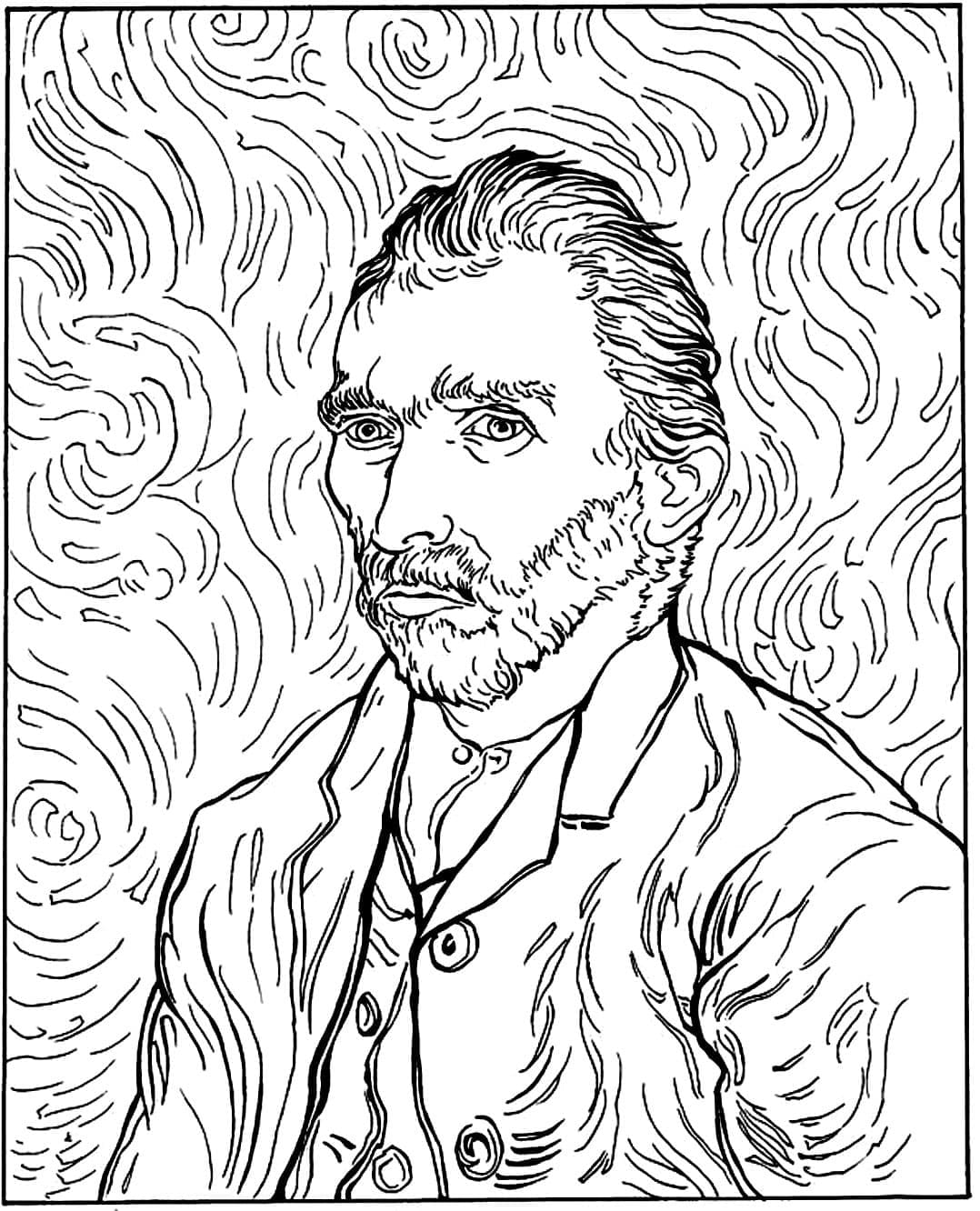 Målarbild Vincent Van Gogh Nederländsk Målare