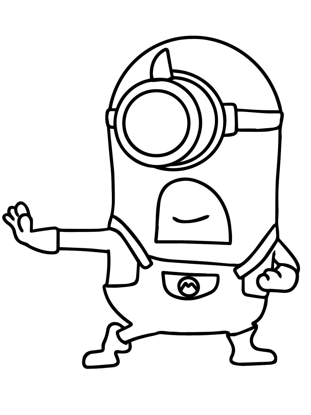 Målarbild Mega Minion Mel från Dumma Mej 4