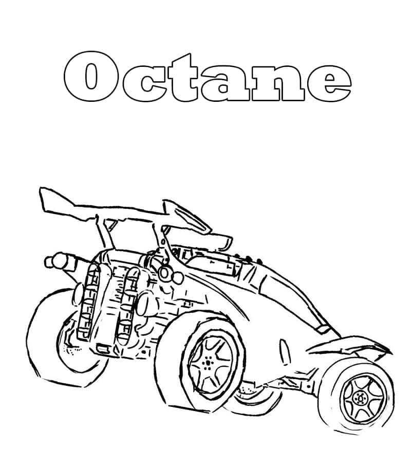 Målarbild Octane Rocket League