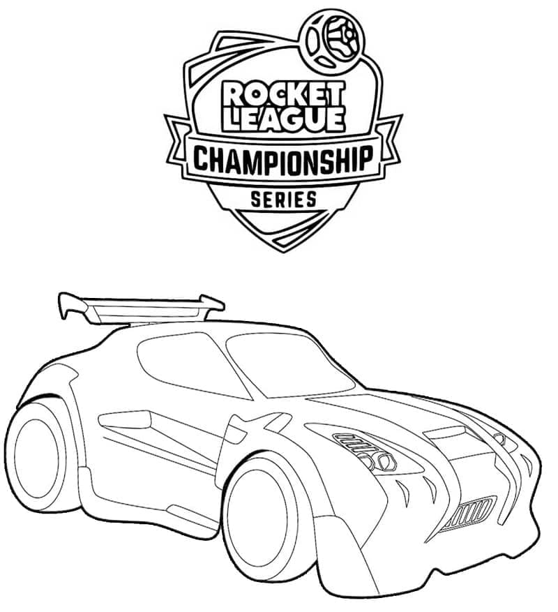 Målarbild Rocket League 6