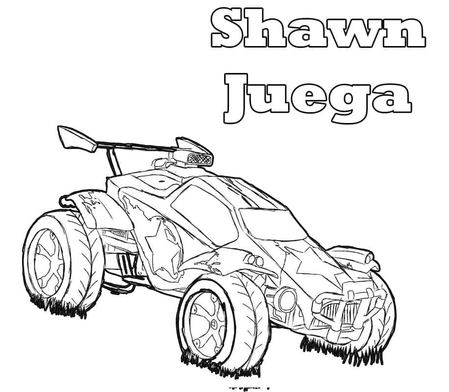 Målarbild Shawn Juega Rocket League