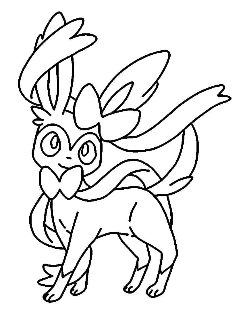 Målarbilder Sylveon