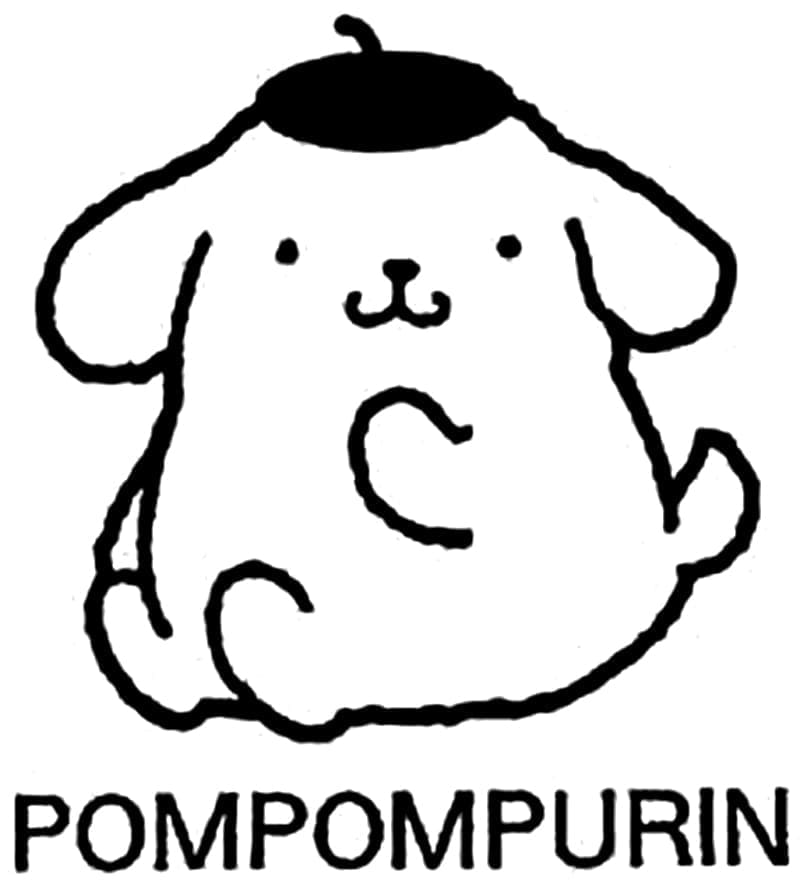 Målarbild Enkel Pompompurin