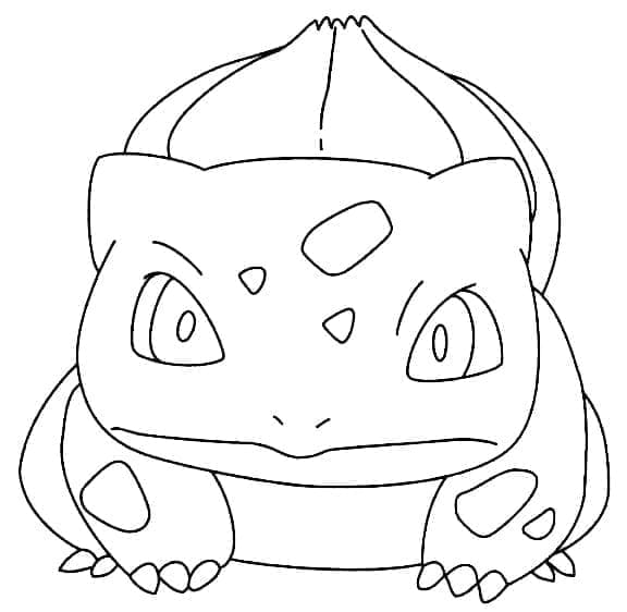 Målarbild Bulbasaur Gratis