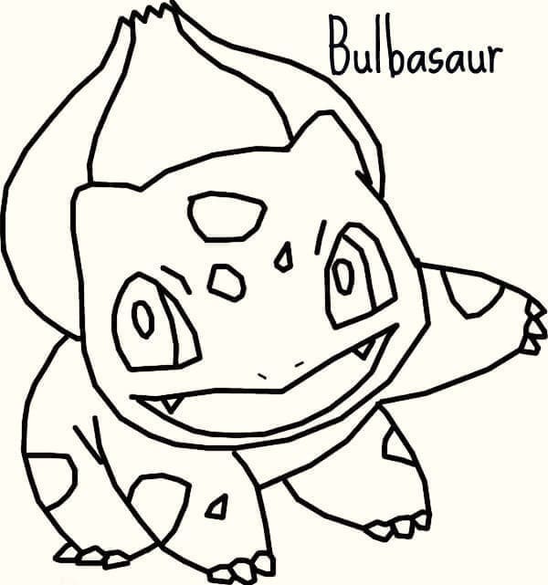 Målarbild Pokemon Bulbasaur