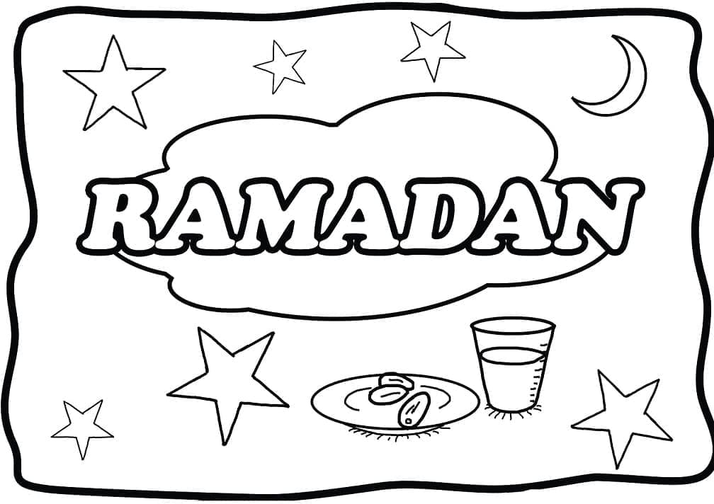 Målarbild Ramadan 2