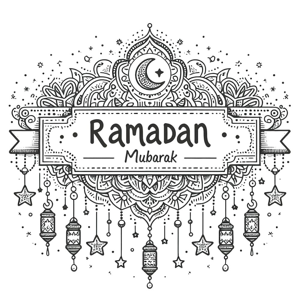 Målarbild Ramadan 5