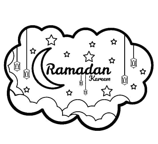 Målarbild Ramadan Gratis