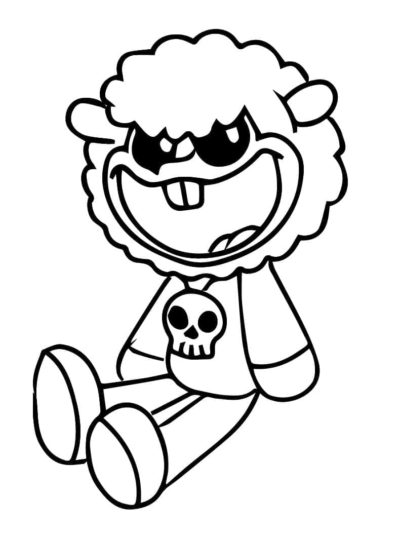 Målarbild Baba Chops Nightmare Critters