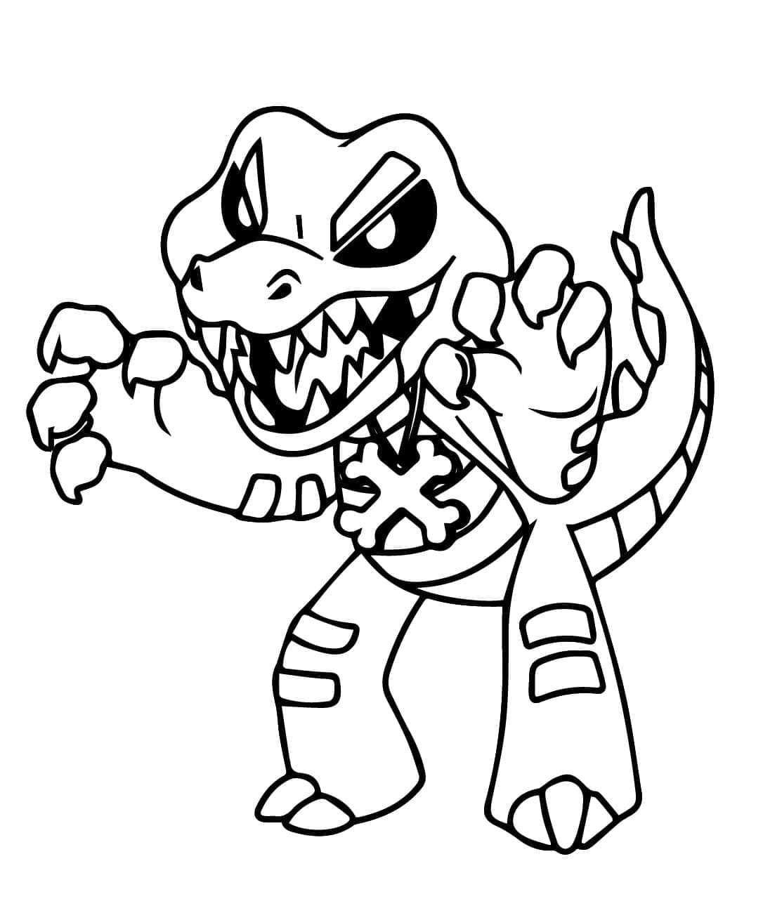 Målarbild Nightmare Critters Allister Gator
