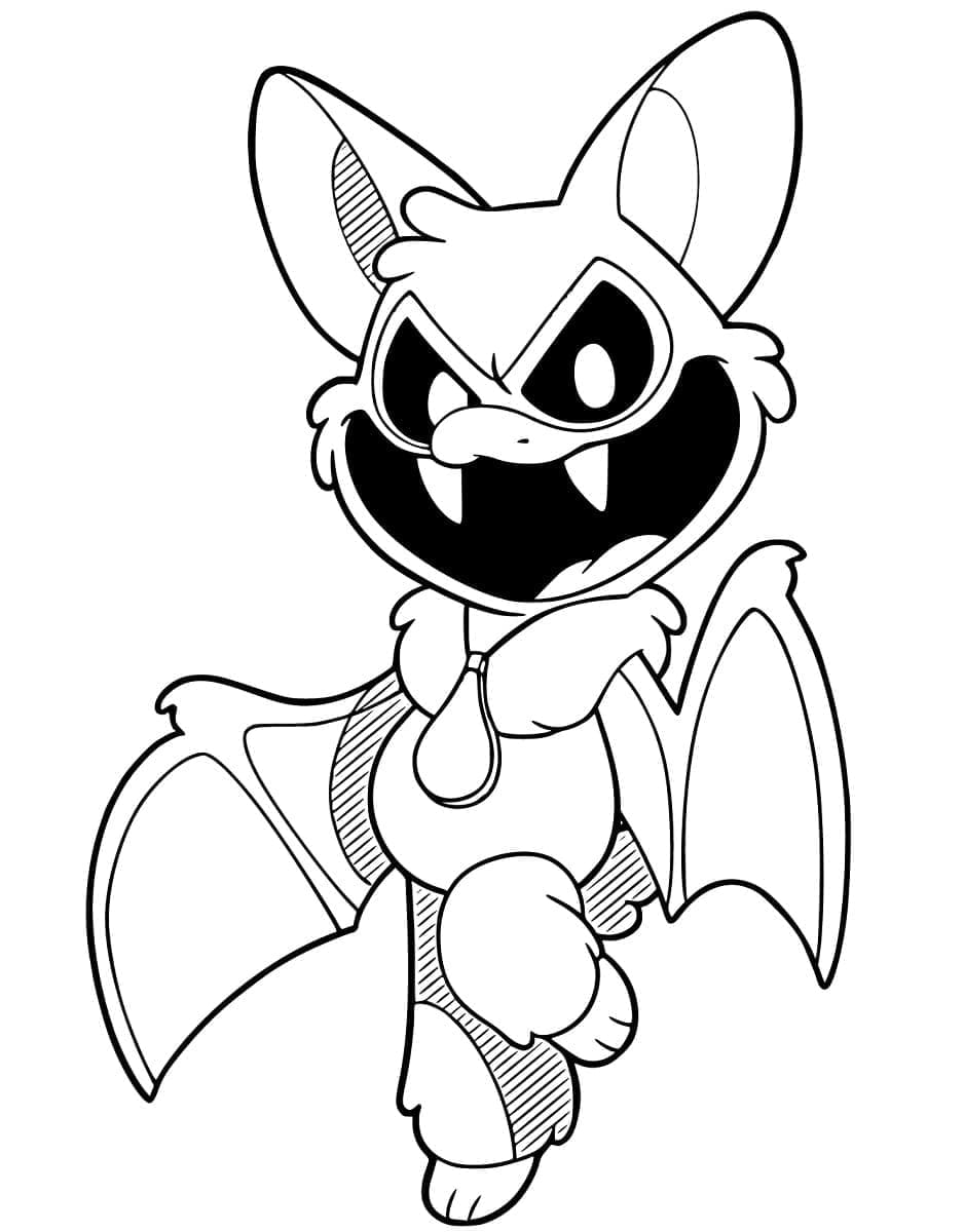 Målarbild Rabie Baby från Nightmare Critters